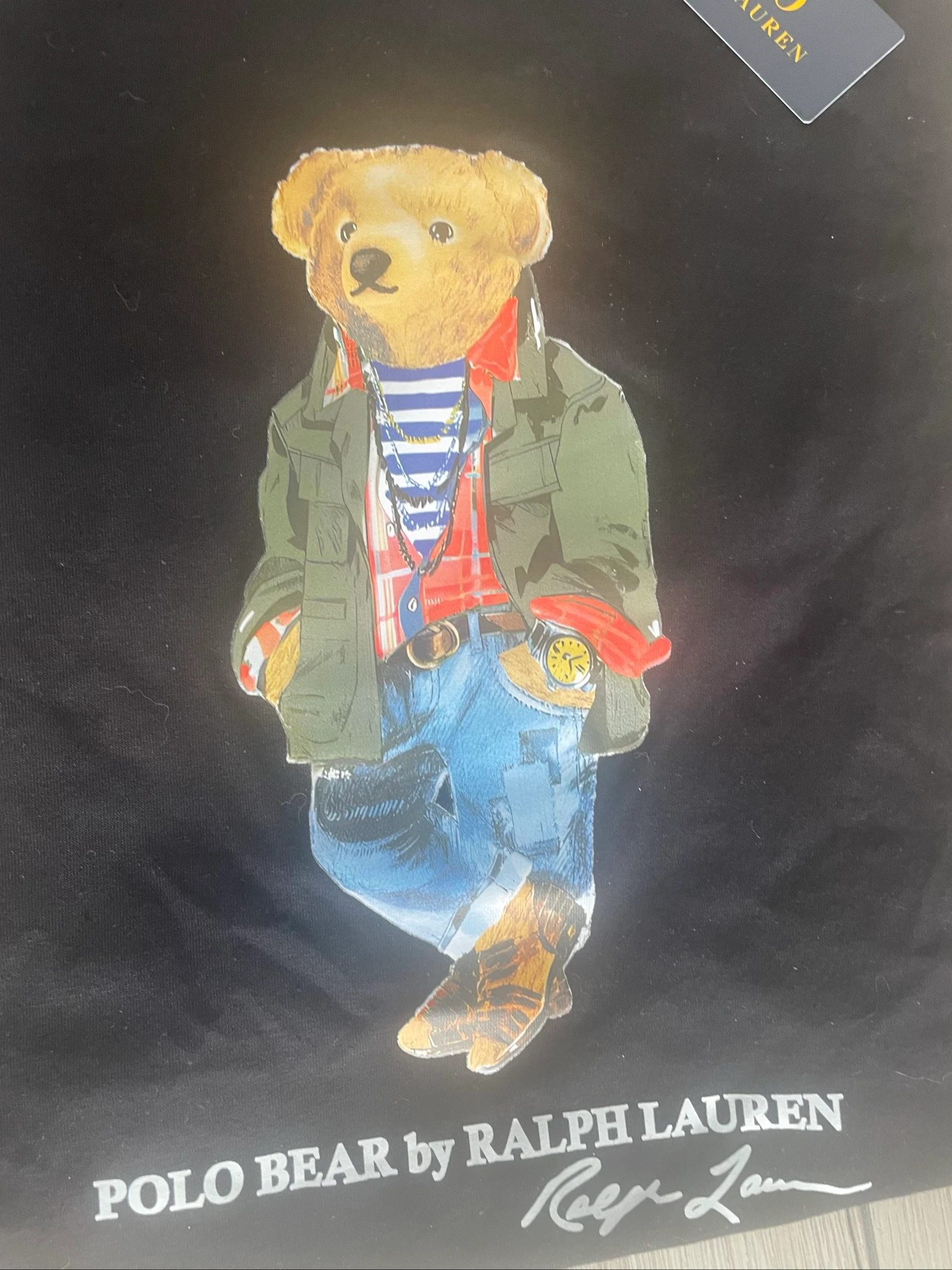 Polo Ralph Lauren Polo Bear T-shirt noir – Nieuw met label – Maat S – photo 4